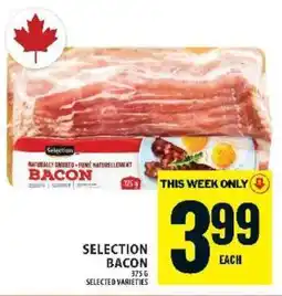 Food Basics SELECTION BACON offer