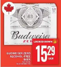 Food Basics BUDWEISER ZERO ALCOHOL-FREE BEER offer
