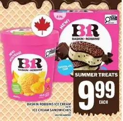Food Basics Baskin Robbins Ice Cream / Ice Cream Sandwiches offer