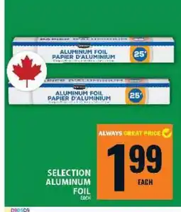Food Basics SELECTION ALUMINUM FOIL offer
