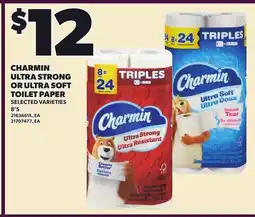 Independent City Market CHARMIN ULTRA STRONG OR ULTRA SOFT TOILET PAPER, 8'S offer