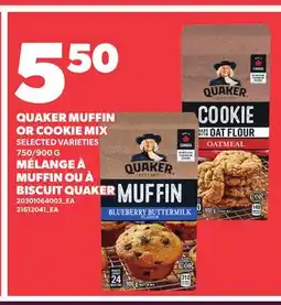 Independent City Market QUAKER MUFFIN OR COOKIE MIX, 750/900 G offer