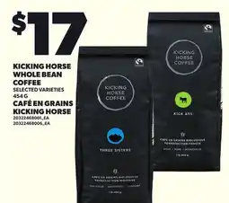 Independent City Market KICKING HORSE WHOLE BEAN COFFEE offer