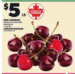 Independent City Market RED CHERRIES offer
