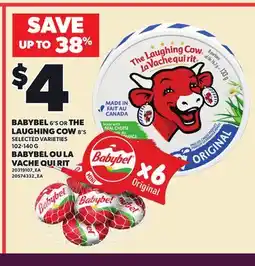 Independent City Market BABYBEL 6'S OR THE LAUGHING COW 6'S offer