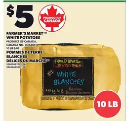 Independent City Market FARMER'S MARKET WHITE POTATOES, 10 LB BAG offer