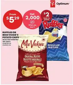 Independent City Market RUFFLES OR MISS VICKIE'S POTATO CHIPS offer