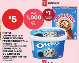 Independent City Market NESTLÉ DRUMSTICK 4'S OR CONFECTIONERY FROZEN DESSERT 1.5 L OR BARS 4-10'S offer
