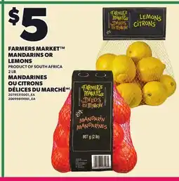 Independent City Market FARMERS MARKET MANDARINS OR LEMONS, 2 LB offer