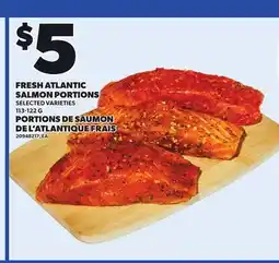 Independent City Market FRESH ATLANTIC SALMON PORTIONS offer