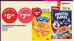 Independent City Market KELLOGG'S FAMILY SIZE CEREAL offer