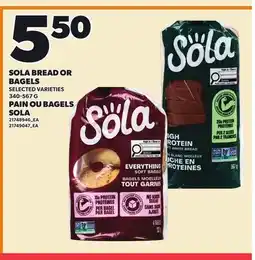Independent City Market SOLA BREAD OR BAGELS offer