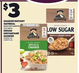 Independent City Market QUAKER INSTANT OATMEAL offer