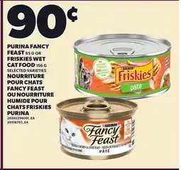 Independent City Market PURINA FANCY FEAST, 85 G OR FRISKIES WET CAT FOOD, 156 G offer