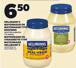Independent City Market HELLMANN'S MAYONNAISE OR MAYONNAISE TYPE DRESSING offer