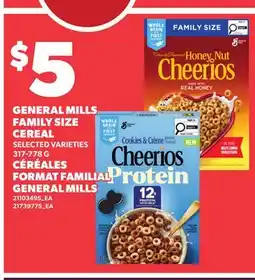 Independent City Market GENERAL MILLS FAMILY SIZE CEREAL offer