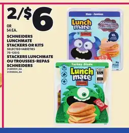 Independent City Market SCHNEIDERS LUNCHMATE STACKERS OR KITS offer