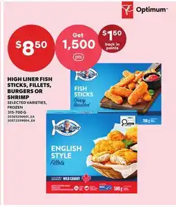 Independent City Market HIGH LINER FISH STICKS, FILLETS, BURGERS OR SHRIMP offer