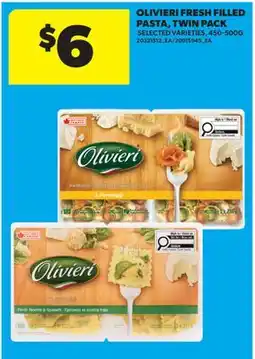 Real Canadian Superstore OLIVIERI FRESH FILLED PASTA, TWIN PACK offer