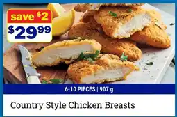 M & M Food Market Country Style Chicken Breasts offer