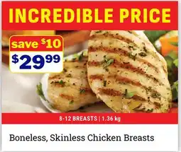 M & M Food Market Boneless, Skinless Chicken Breasts offer