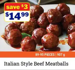 M & M Food Market Italian Style Beef Meatballs offer