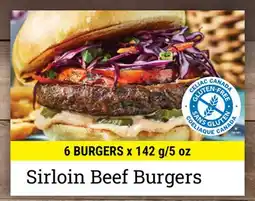 M & M Food Market Sirloin Beef Burgers offer