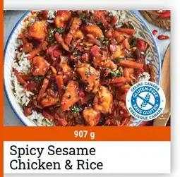 M & M Food Market Spicy Sesame Chicken & Rice offer