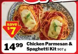M & M Food Market Chicken Parmesan & Spaghetti Kit offer