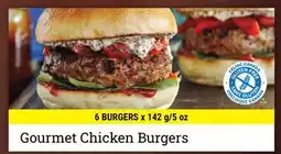 M & M Food Market Gourmet Chicken Burgers offer
