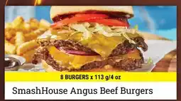 M & M Food Market SmashHouse Angus Beef Burgers offer