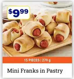 M & M Food Market Mini Franks in Pastry offer