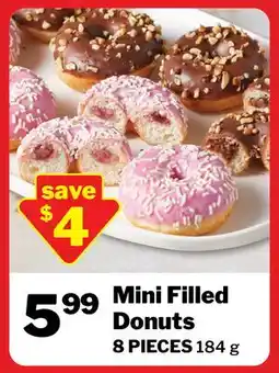 M & M Food Market Mini Filled Donuts offer