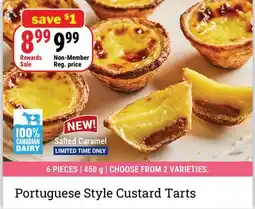 M & M Food Market Portuguese Style Custard Tarts offer