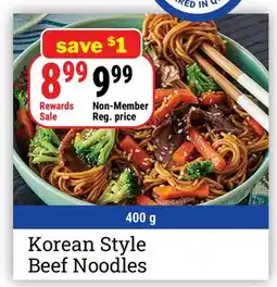 M & M Food Market Korean Style Beef Noodles offer