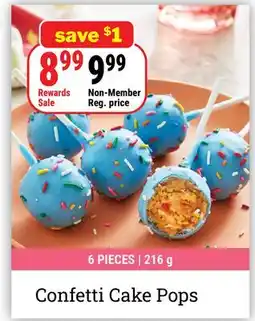 M & M Food Market Confetti Cake Pops offer