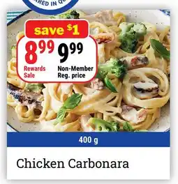 M & M Food Market Chicken Carbonara offer