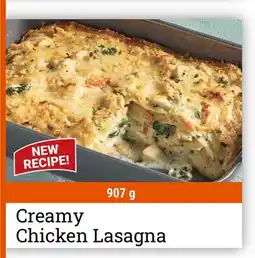 M & M Food Market Creamy Chicken Lasagna offer