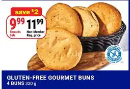 M & M Food Market Gluten-Free Gourmet Buns 4 Buns offer