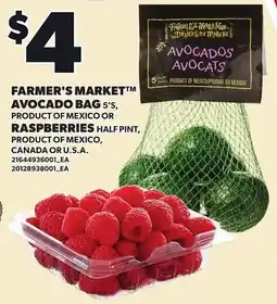 Loblaws Farmer's Market avocado bag offer