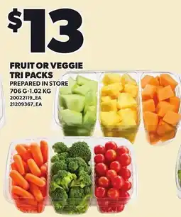 Loblaws fruit or veggie tri packs offer