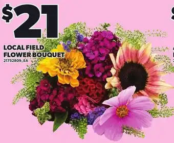 Local field flower bouquet