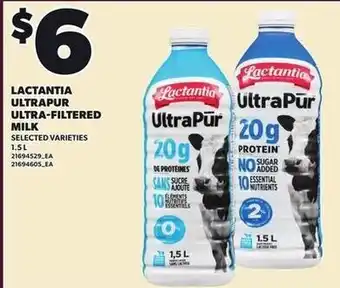 Lactantia ultrafiltered milk