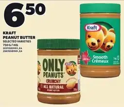 Loblaws Kraft peanut butter selected varieties offer