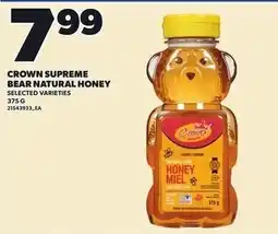 Loblaws Crown supreme bear natural honey offer