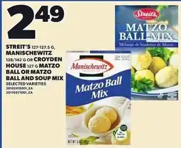Loblaws Manischewitz matzo ball mix offer