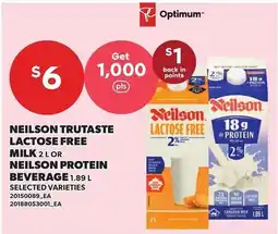 Loblaws Neilson trutaste lactose free milk or neilson protein beverage offer