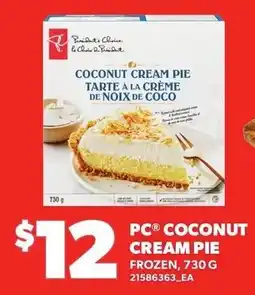 Loblaws PC coconut cream pie offer