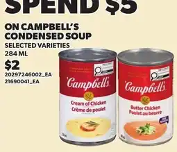 Loblaws Campbell's condensed soup selected varieties offer