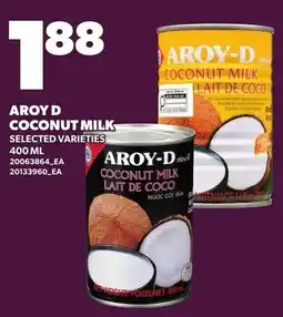 Loblaws Aroy d coconut milk offer